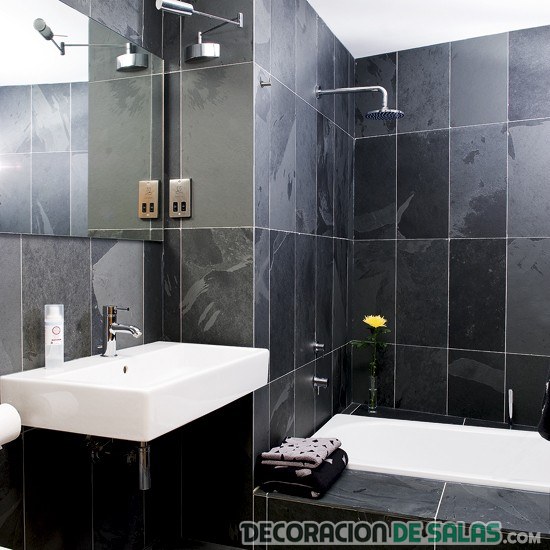 Ideas de baños en color negro
