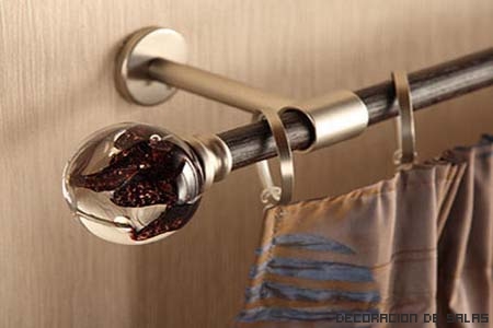 Cortinas en barras o rieles